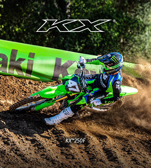 Kawasaki KX™ Lineup | Motocross & Cross-Country Motorcycles